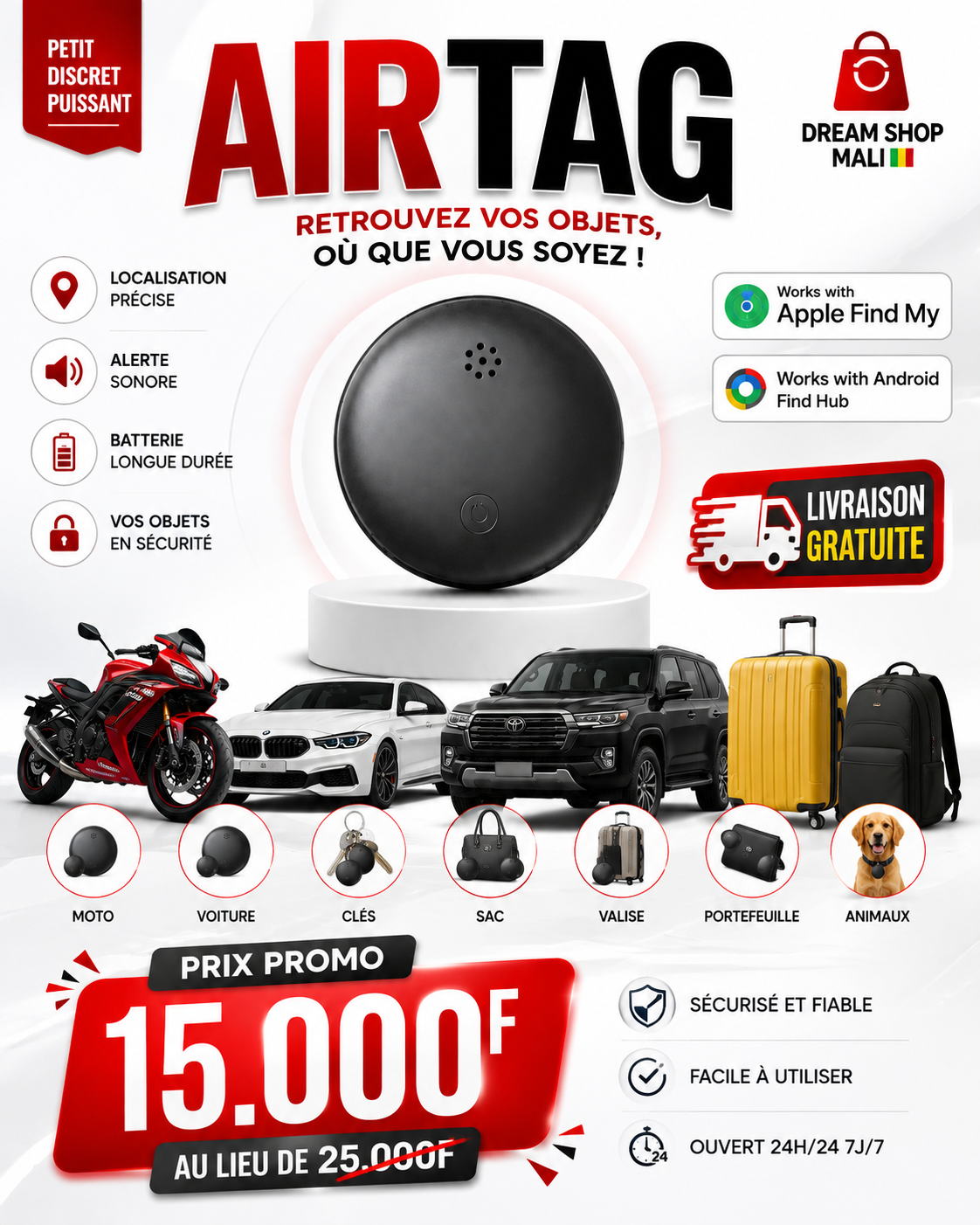 GPS MAGNÉTIQUE 🧲 2 Ans